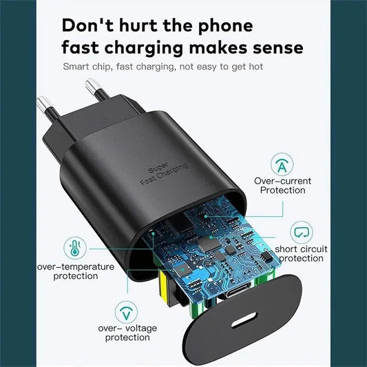 Cargador USB C de 25 W para Samsung Galaxy S21, S22, S23, S24 Ultra, A54, A53, A34, cable de datos tipo C de carga rápida, adaptador de cargador