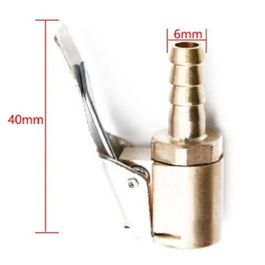 Car tire inflatable pump, air chuck, valve connector, brass adapter, auto tire wheel valve, inflatable pump