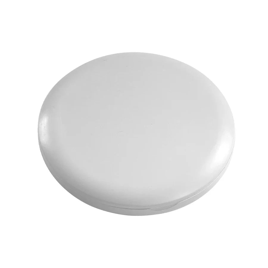1X/10X Magnification LED Pocket Mirror Portable Handheld Rechargeable Compact Cosmetic Mirror with Light Travel Round Folding
