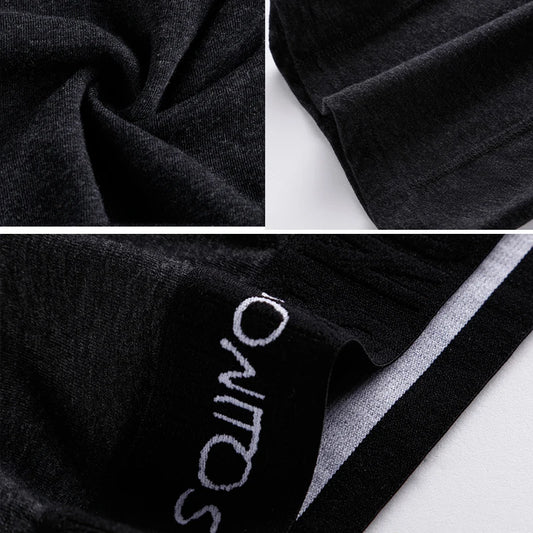 4pcs long boxers for men underwear plus size Men's panties sexy long leg underpants cotton Mens boxer shorts fashion male Trunk