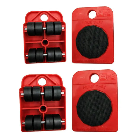 Furniture Moving Transport Roller Set, Lifting Tool Set, Wheel Bar Mover, Heavy Stuffs Device, Hand Removal