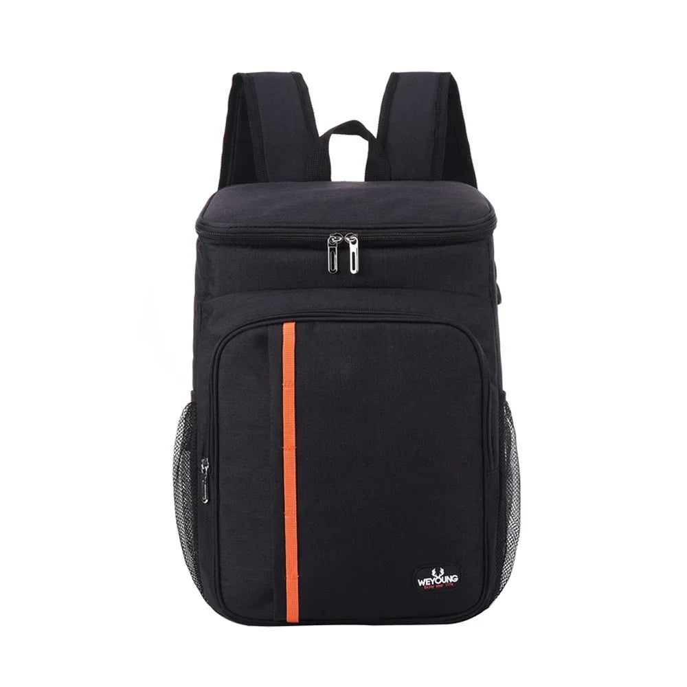 Mochila térmica de gran capacidad de 18 l, a prueba de fugas, para picnic, con aislamiento, para exteriores, para guardar al aire libre, ideal para el hombro.