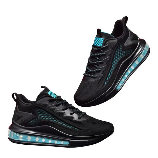 Zapatillas deportivas informales transpirables de malla para hombre, de suela suave, de primavera y otoño, con diseño de coco, a la moda.