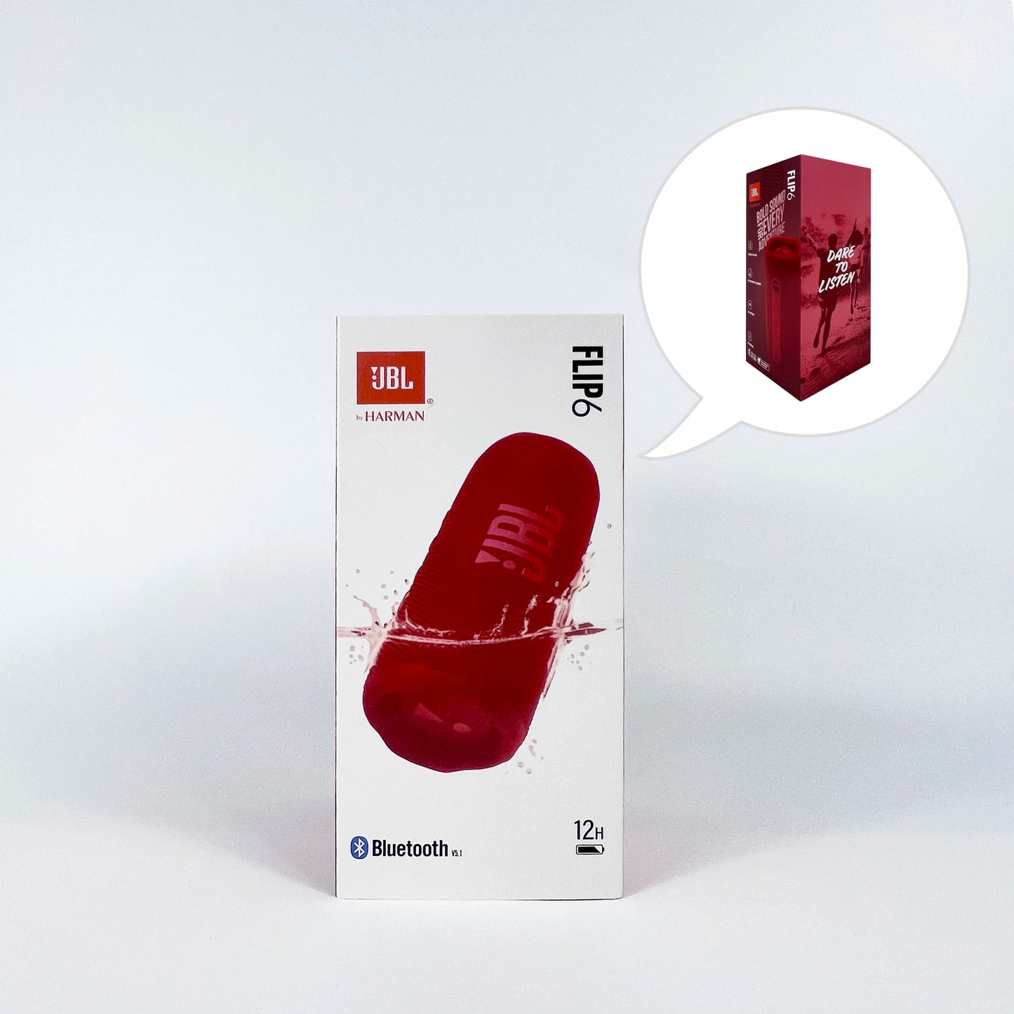 Original JBL FLIP 6 Bluetooth Speaker FLIP6 Portable IPX7 Waterproof Outdoor Stereo Bass Music Track Speaker Independent Tweeter