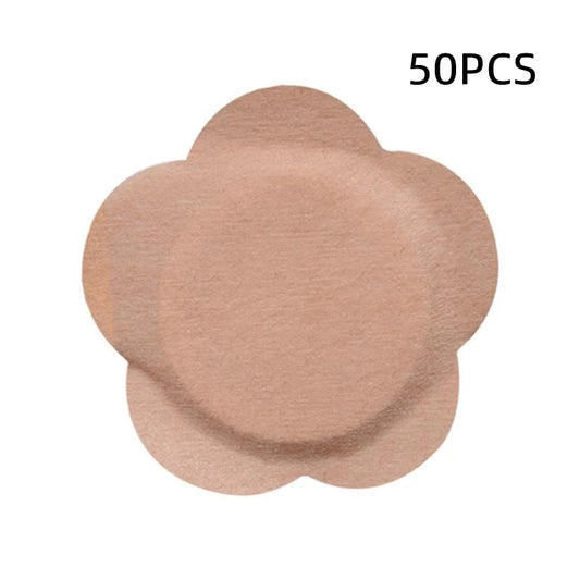 50pcs/Set Replacement Disposable Castor Oil Pack Self-Adhesive Adhesive Navel Stickers Seepage Resistant Belly Button Protectors