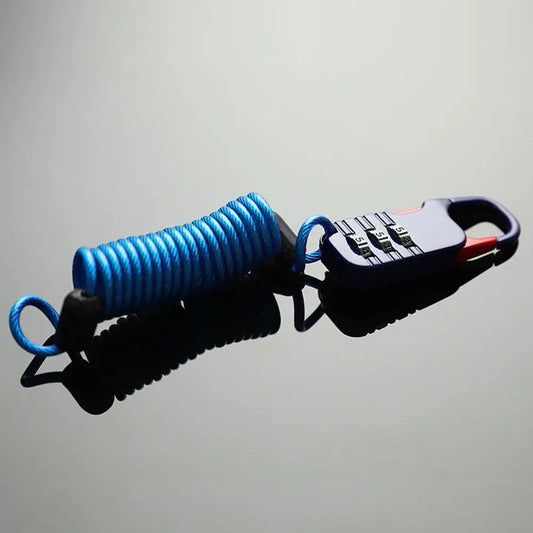 Universal 3-Digit Combination Password Cable Lock Bicycle Accessories Bicycle Lock Cable Lock Security Lock Helmet Lock