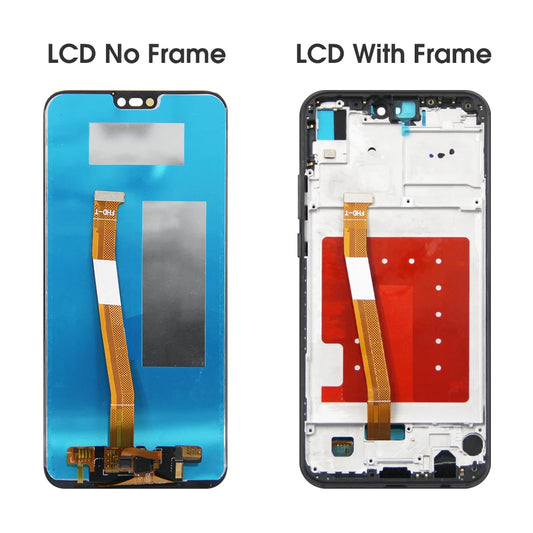 5.84" For Huawei P20 Lite LCD Display Touch Screen Digitizer For Huawei Nova 3e LCD ANE-LX1 ANE-LX2 Display with frame Replaceme