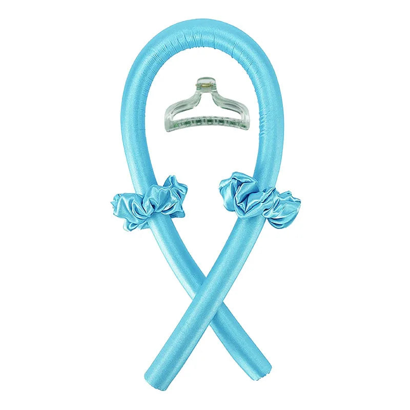 Heatless Curling Rod Headband, Sem Calor, Cachos De Seda, Fita De Cabelo Rolos, Dormir, Soft Headband, Acessórios De Cabelo Preguiçoso