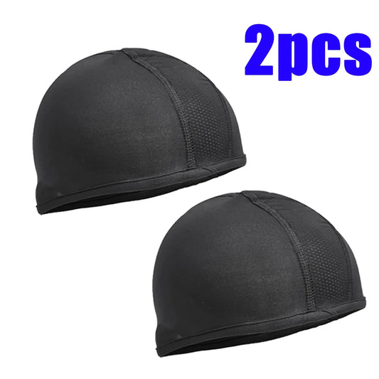 Quick-drying equestrian helmet liner, motorcycle helmet liner, sweat caps, men's and women's sports hat, running hats, motorcycle accessories