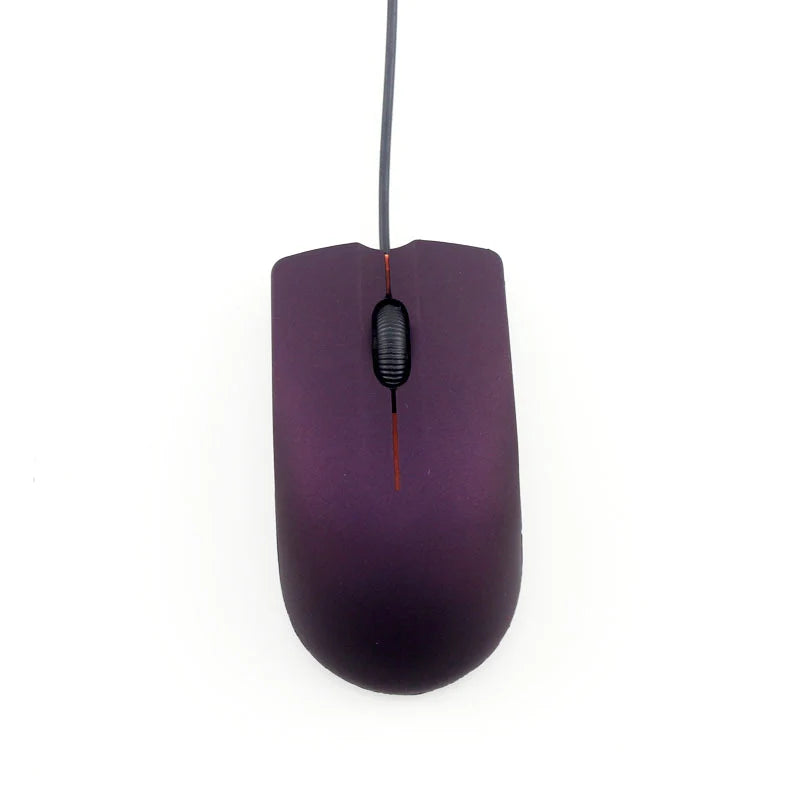 Ratón portátil con cable de 4 teclas de alta calidad para PC, portátil, de escritorio, para gamers, 1200 dpi, textura mate, USB