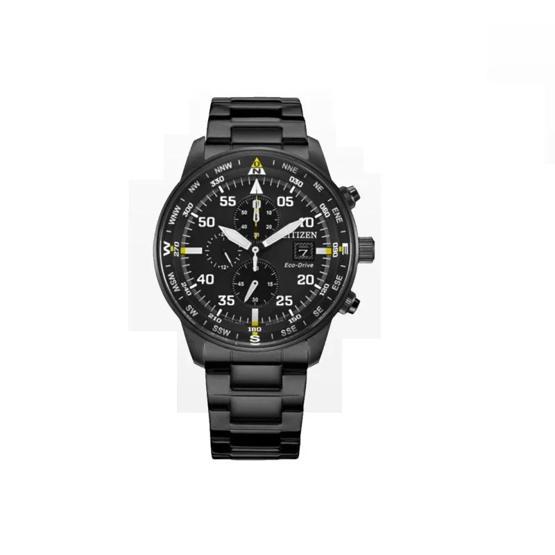 Citizen Fashion Men Stainless Steel Watch Luxury Calendar Quartz Wrist Watch Business Watches for Man Clock Montre Homme