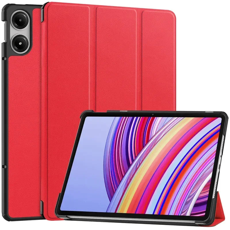 For Xiaomi Redmi Pad Pro 2024 Tri-Folding Flip Stand Case Funda for Red Mi Pad Pro 12.1 Tablet with Auto Sleep Cover