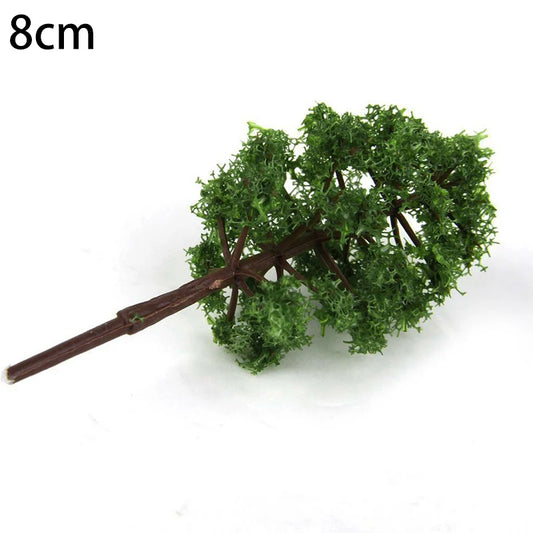 20Pcs 7cm Model Trees Micro Landscape Decor Scale Architectural Model Train Layout Tree Building DIY Ature Toys Decor