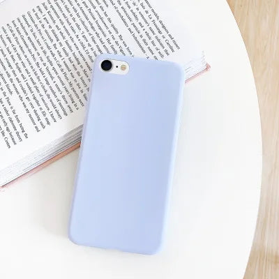 Funda para iPhone 7, 8, SE (2020, 2022), a prueba de golpes, TPU, silicona líquida, carcasa trasera protectora para iPhone SE (2020, 2022), funda blanda.