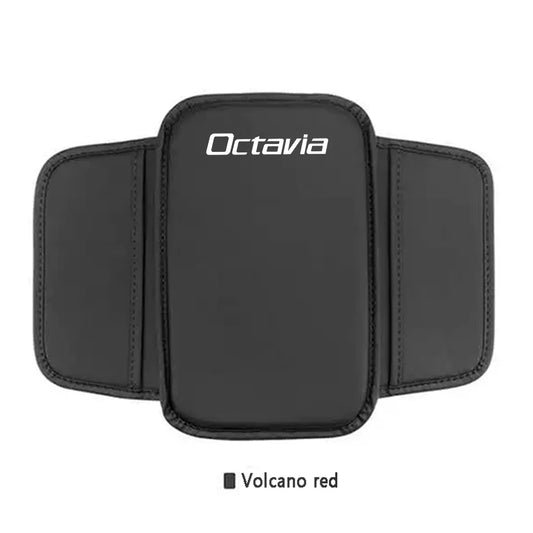 Car Armrest Pad Center Console Arm Rest Box Cover Protective Mat For Skoda Octavia Car Interior Accessories