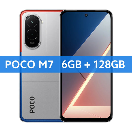 Global Version POCO M7 Snapdragon 685 Smartphone Immersive 6.9" 144Hz FHD+ Display 7000mAh battery 33W Charging NFC