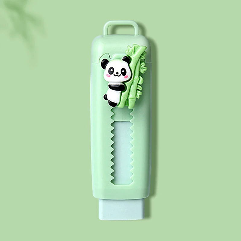 Kawaii Push Pull Capybara Eraser Soft School Supplies Clean Mess Free Stationary Office Student Rubber Eraser For Kids Gift