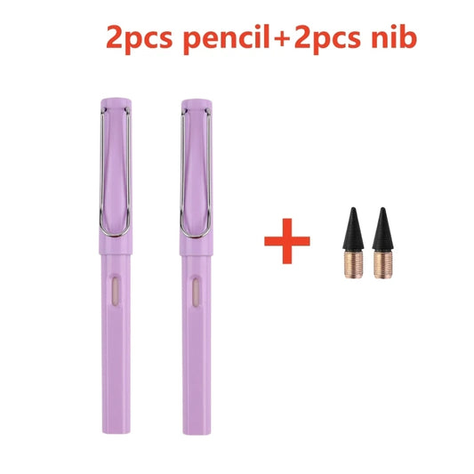 Unlimited Writing Pencil Infinity Pencils Eternity No Sharpening without Ink Kawaii Unlimited Pen Art Supplies School Stationery