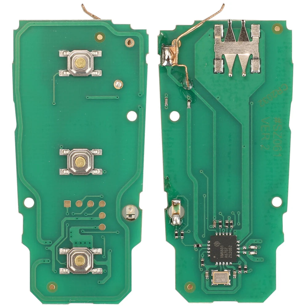Jingyuqin - Mando a distancia inteligente para coche, 3 botones, con chip ID48, 3C0959752BA, 433 MHz, para VW Passat B6 3C B7 Magotan CC