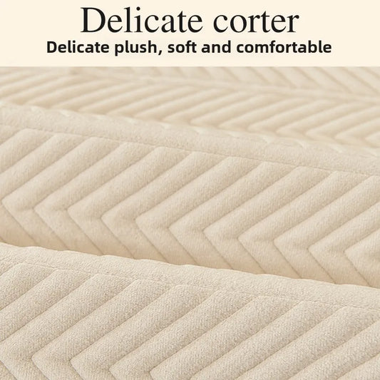 1PC Velvet Thicken Sofa Seat Cover Nordic Universal Sofa Cushion Slipcover Anti-slip L Corner Couch Towel Mat for Living Room