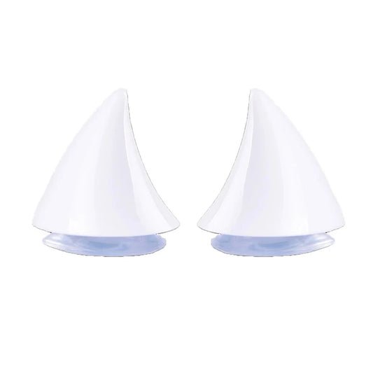 2pcs Motorcycle Helmet Cute Rubber Corner Horn Motocross Full Face Off Road Helmet Decoration Moto Car Accessories