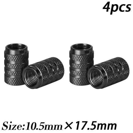 Alumínio Alloy Car Wheel Tire Valve Caps, pneu Rim Stem Covers, impermeável, automóveis, motocicletas, caminhões, bicicletas, Airdust