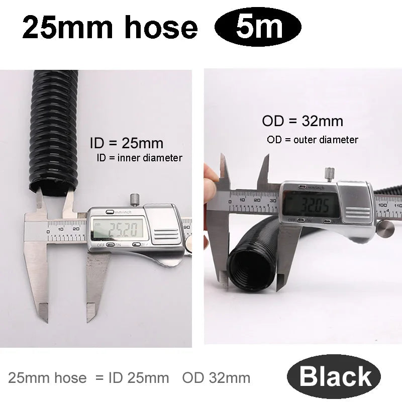 vacuum cleaner bellows straws thread Hose soft pipe durable inner 25mm 28mm 32mm 40mm vacuum cleaner parts