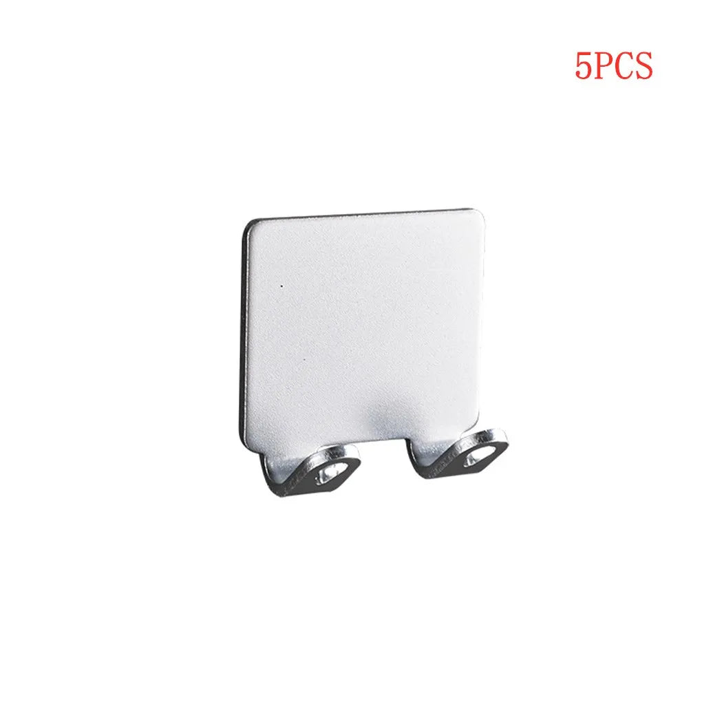¡Oferta! 1/2/3/5 piezas de soporte para maquinilla de afeitar de aluminio para hombre, gancho de almacenamiento, estante de pared, estante para maquinillas de afeitar, accesorios de baño y cocina.