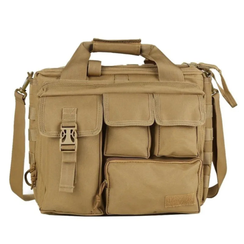 New Backpack Tactical Molle Nylon Messenger Shoulder Bag Laptop Handbags Briefcase Outdoor Multifunction Climbing Bag
