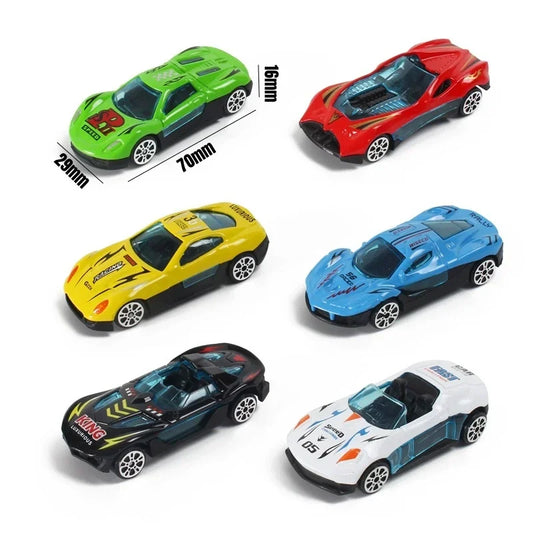 1/64 Simulated Alloy Car Model Showroom for Boy Miniature Acrylic Parking Lot Car Display Stand with Lights Kids Collection Toys
