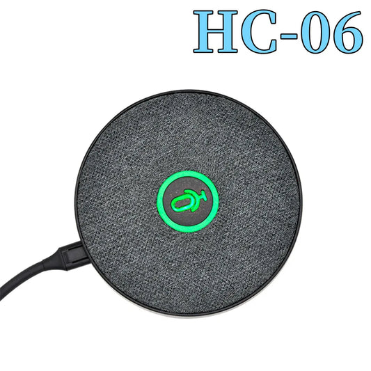 HCSTVCON Microphone Omnidirectional Video Conference Mini Portable 360° Voice Pickup USB Plug for Meeting Business Online Live
