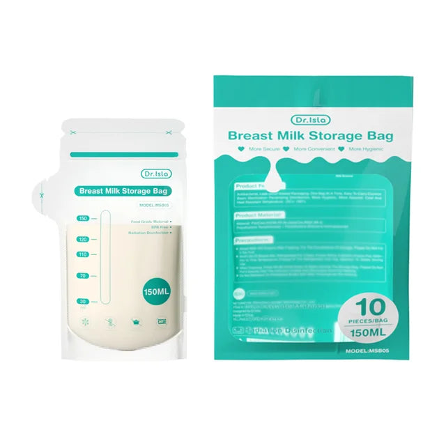 Bolsas desechables para almacenar leche materna, sin BPA, congeladas, capacidad: 150 ml, 250 ml, 30 unidades