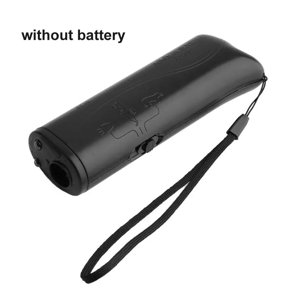 Ultrasonic Dog Chaser Stop Aggressive Animal Attacks Dog Repeller Stop Bark Device with LED Flashlight Pet Dog Training Tools
