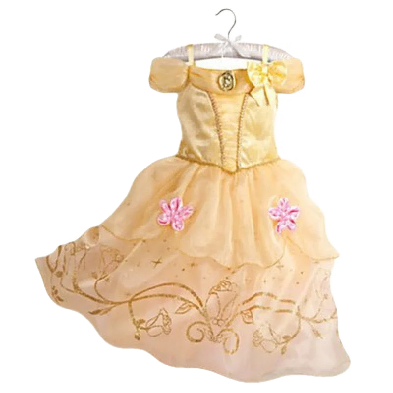 Elsa Anna Kid Princess Girls Dress Rapunzal Kids Cosplay Halloween Vestidos Children Costume Birthday Party Dress