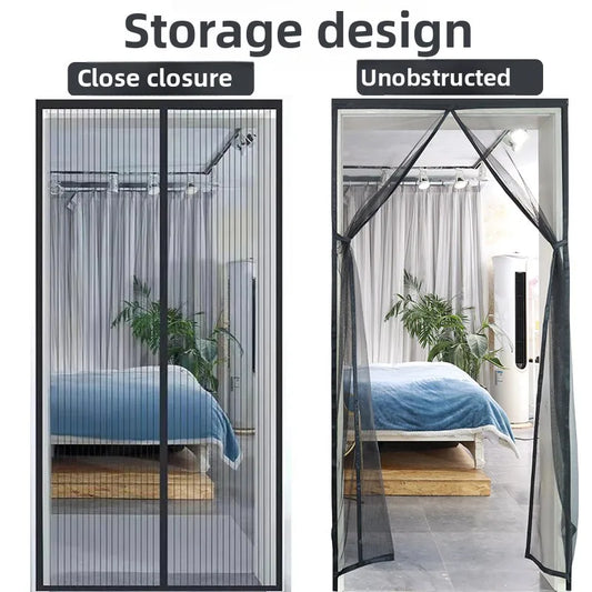 Magnetic Door Window Mosquito Net Insect Screen EcoFlow Anti Bug Curtains Home Garden Outdoor Protection Door Curtain