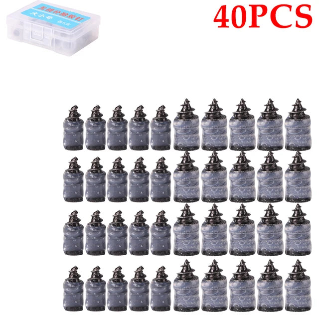 10-50pcs Car Motorcycle Vacuum Tire Repair Nails Truck Scooter Bicycle Tyre Puncture Repair Tools Tubeless Rubber Metal Accessories