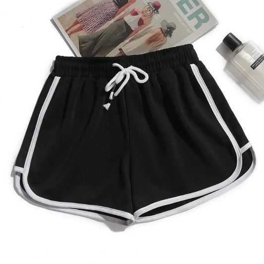 Verão casual bottoms senhoras menina shorts streetwear feminino fitness corredores esportes correndo respirável plus size calças curtas