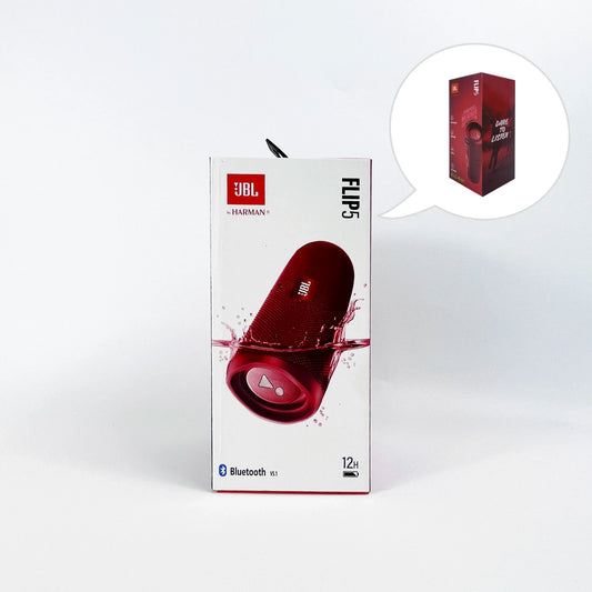 JBL Flip 5 - Altavoz Bluetooth Flip5 Mini, portátil, impermeable, inalámbrico, estéreo de graves, para música, viajes al aire libre y fiestas