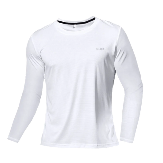 Quick Dry Breathable Sports T-Shirt Training Clothes Long Sleeve Men's Autumn Running Gym Accessories Men Fitness