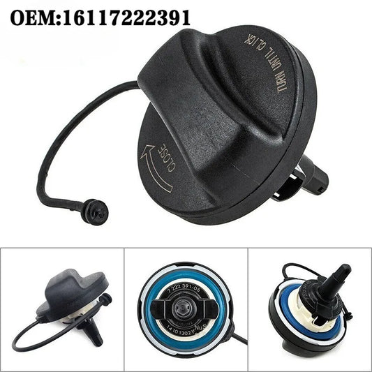 Adecuado para BMW Serie E Serie F E39 E46 E60 E63 E65 E66 E70 E71 E90 F01 F02 F07 Conjunto de tapa de aire del tanque de combustible 16117222391