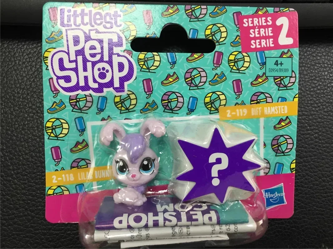 Nueva muñeca sorpresa Littlest Pet Shop, pequeña tienda de mascotas Q, juguete de animal pequeño, muñeca de decoración para niños, linda mascota, regalo para niña