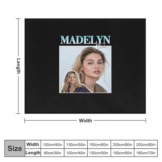 Madelyn Cline Throw Blanket heavy to sleep Warm for sofa Blankets