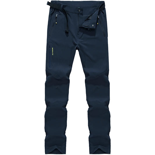 LNGXO Hiking Pants Men Quick Dry Trekking Camping Climbing Running Outdoor Rain Pants Stretch Breathable Elasticity Trousers Men