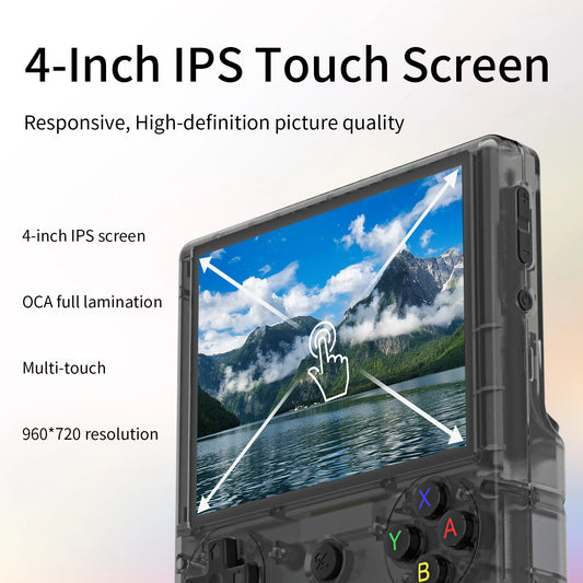 ANBERNIC RG406V Retro Handheld Game Console 4" IPS Multi-touch Screen Android 3D Hall Joystick 5500mAh Video Player 1080p DP Out