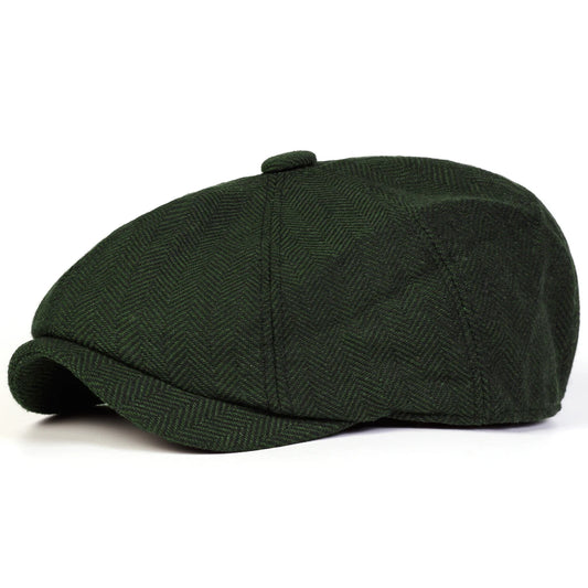 Unisex Retro Herringbone Newsboy Caps Men British Painters Hats Spring and Autumn Berets Hip Hop Berets