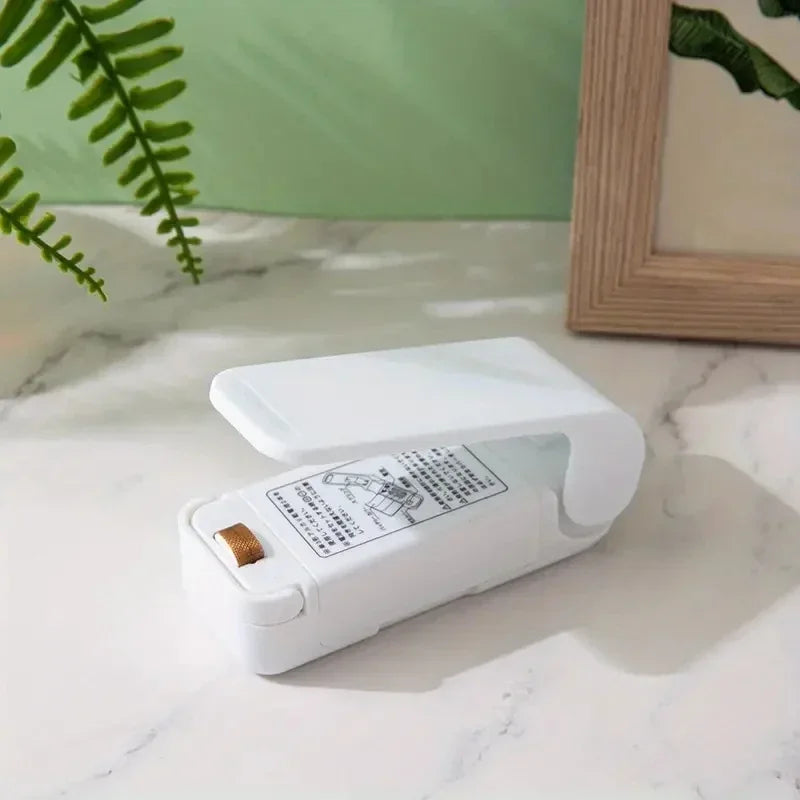 Mini máquina selladora de bolsas térmicas, selladora de paquetes, bolsas térmicas de plástico para alimentos, selladora portátil, embalaje, accesorios de cocina