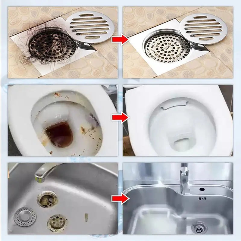 100g poderoso agente de dragagem de tubulação de cozinha draga desodorante pia do vaso sanitário dreno limpador de esgoto ferramentas de limpeza doméstica