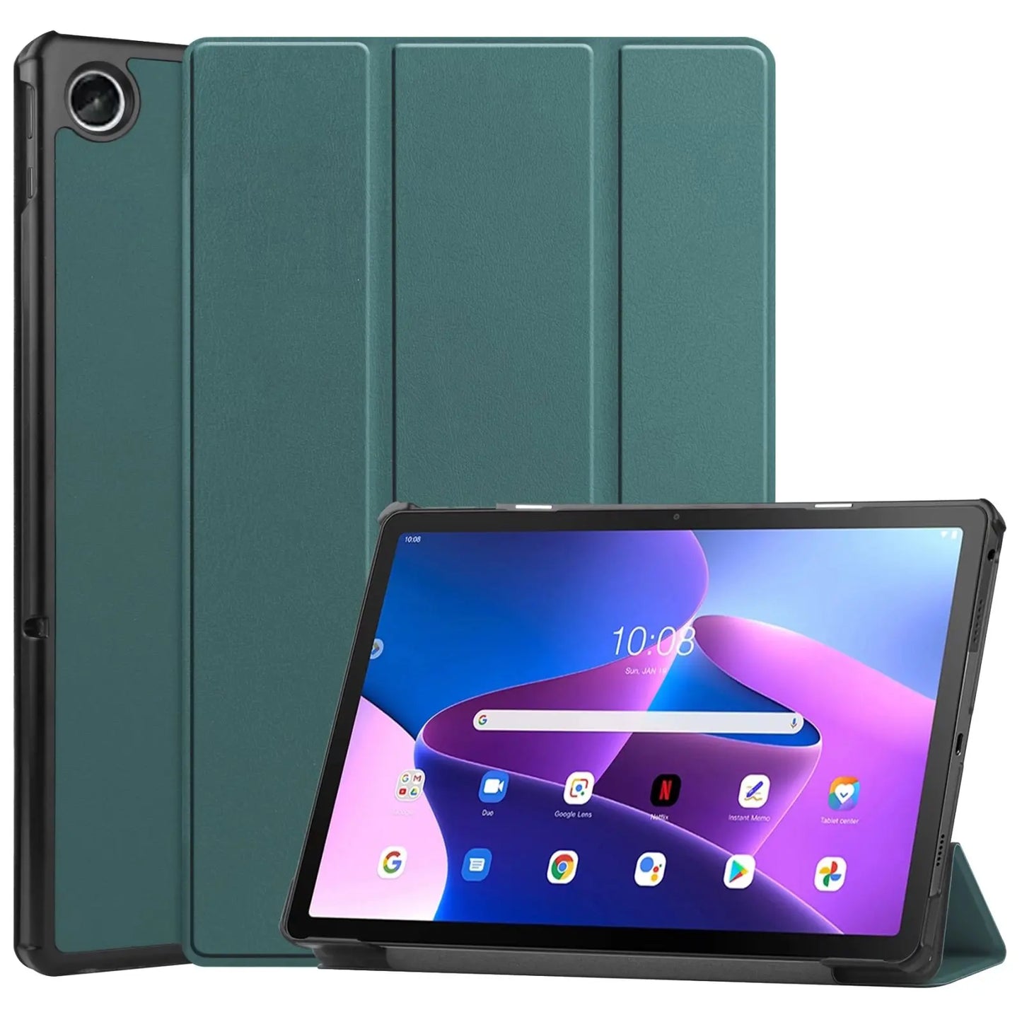 Leather Case for Lenovo Tab M10 FHD Plus 3rd 2nd Gen HD 10.1 10.6 Inch X306F X505F Kids Unicorn Folding Stand Smart Cover Funda