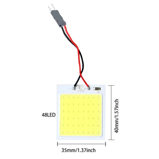 C5W Festoon LED Bulb 31mm 36mm 39mm 41mm T10 W5W COB LED Light 12V White 7000K Car Interior Dome Reading Trunk Lamps