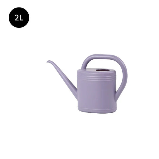 Regadera de plástico de 1/2 L con boquilla larga, estilo nórdico, para jardín, interior y exterior, para plantas de bonsái y ducha.
